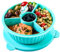 Yumbox Auslaufsichere Poke-Schüssel mit herausnehmbarer 3-teiliger Trennwand, integrierter Dipmulde und abnehmbarem Dipbecher – Volumen 4,2 Tassen, BPA-frei, mikrowellengeeignet – leicht zu öffnen mit