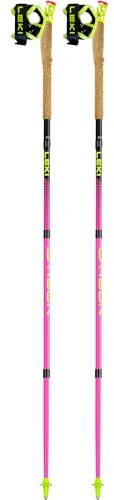 LEKI Ultratrail FX.One Trailrunningstöcke, neonpink-Black-Neonyellow, 130CM