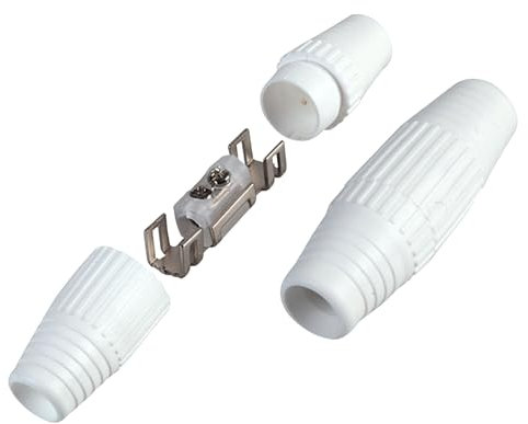 Inbrackets Coaxial Aerial Digital TV Cable Joiner Click and Screw Fit Repair Coupler Extender Adaptor for Coax Cable (5)