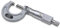 WIKISTORE PROFESSIONELLER MIKROMETER 0-25 mm, Zentesimalmikrometer, Industrielle Präzision mit Aluminiumlegierungsbogen, Reibungssystem und Hebelverriegelung, Präzises Arbeitswerkzeug