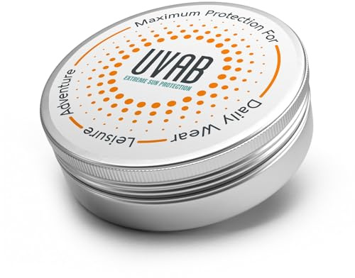 2X UVAB Zink Sonnenschutz für das Gesicht: Deckweißer 15-ml-Topf in Reisegröße für Sonnenschutz unter extremen Bedingungen. Perfekt zum Skifahren, Klettern. Zinkoxidcreme Mineralischer Sonnenschutz.