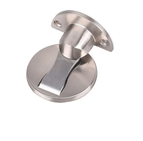 Door Stoppers Magnetic Door Stop, Magnetic Door Stop, Concealed Door Clip, Door Handle Door Stop(Silver 1PC)