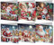 Generish 5D DIY Diamond Painting Karten, 6 Stuck Diamond Painting Weihnachten Karten,Weihnachtsmann Handgefertigte Grußkarten Geschenkkarte Feiertags für Familie, Freunde