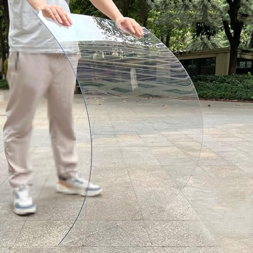 tow000ack Lámina de Techo Transparente,1,2mm Placas de Policarbonato,Paneles Tejados de Plastico Exterior,Impermeable,Cubierta de Reemplazo para Invernadero Jardin Terraza (0,8m x 1,5m)