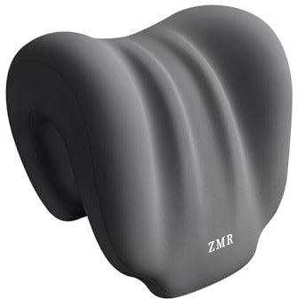 Sharplace Nackenstütze mit Memory-Effekt für Bürostuhl, Nackenstütze mit Memory-Effekt für Bürostuhl, Ruhekissen für den Stuhl, Kopfstützenkissen für den, Dunkelgrau