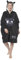 United Labels Ralf Schmitz Hildegard Oversize Hoodie Decke mit Ärmeln und Kapuze für Damen, Schwarz, Kuschelpullover Einheitsgröße, flauschiger Deckenpullover