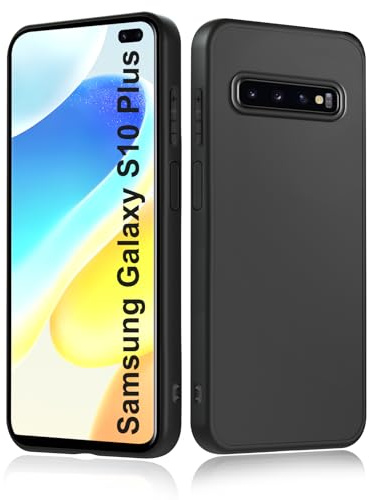 Simply Speakers Handyhülle für Samsung Galaxy S10 Plus Hülle, Anti-Schock, Antikratzer, Anti-Rutsch Schutzhülle, Unterstützt kabelloses Laden, Anti-Fingerabdruck Case