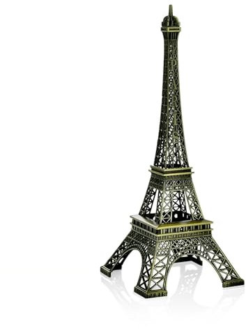 AzureRay Eiffelturm, Eiffelturm Modell aus Metall, Eiffelturm Paris Deko aus Eisen, Sammlerstück, Perfekte Heimdekoration Oder Romantisches Hochzeitsgeschenk (10CM)