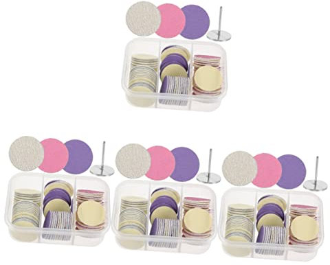 HAPINARY 240 Hojas Exfoliantes Para Uñas, Herramienta Para Quitar Callos, Discos De Lija Reemplazables, Almohadillas Para Lijar Pies, Limas Para Pies, Removedor De Durezas.