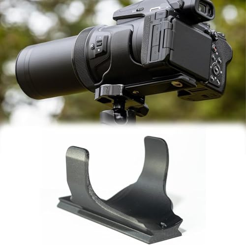 WANAHTON Arca Swiss Quick Release Plate for Nikon P1000/P1100 - Carbon Fiber PETG Tripod Mount, 4-Point Stabilization & 1/4 Thread Compatibility