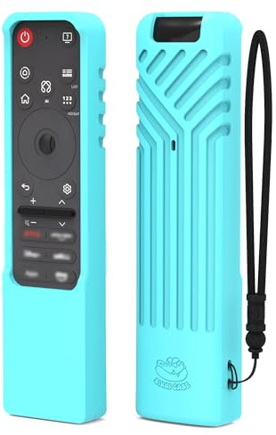 Funda de Silicona para LG MR25GA Magic Remote (Serie OLED 2025 C5 B5 G5 M5), antigolpes y Antideslizante, Carcasa Protectora con Agarre para Mando a Distancia LG Smart TV, Color Azul