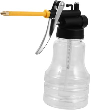 VALICLUD Bouteille D'huile Transparente Bec Verseur 250 ML pour Moteur, Manuel, Usage Automobile Et Moto, Pulvérisateur Pratique pour Entretien Véhicule