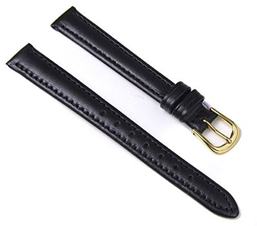 Barington Ersatzband Uhrenarmband Leder Kalb Resisto Waterproof schwarz 12mm 89211210G