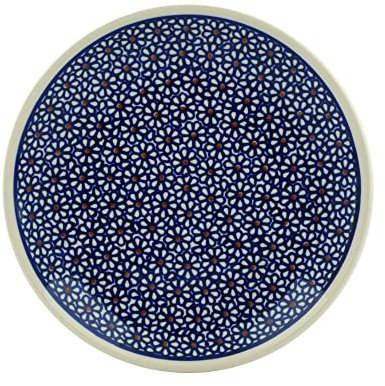 Bunzlauer Keramik flacher Teller (Frühstücksteller), Ø19,5 cm, H=2,4 cm, Dekor 120