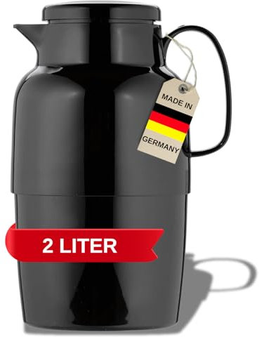 Helios Mondo Kunststoff-Isolierkanne, schwarz, 2 Liter