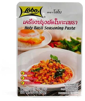 Lobo Thai Holy Basil Seasoning Paste 50g - Pack of 5