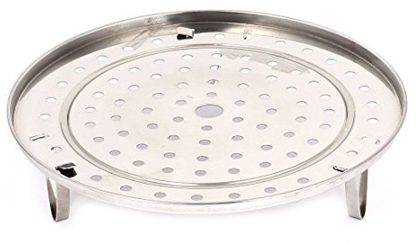 Uxcell Stainless Steel Food Steaming Steamer Canning Rack Tray Stand Cookware 10 Inch