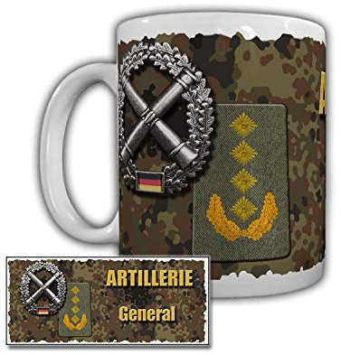 #29391 Mug Artillery General Fire Extender Radar Artillery German Armed Forces