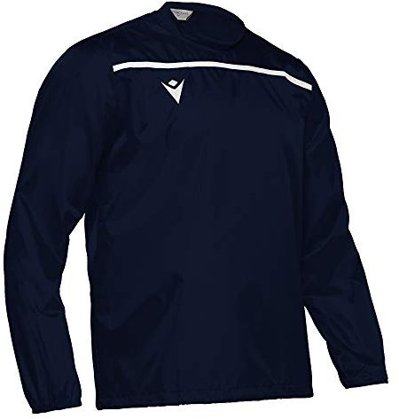 Macron Coupe-Vent Chicago Coat, Bleu Marine/Blanc, XXL Mixte