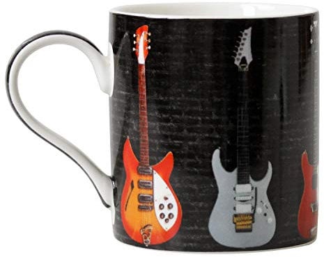 The Leonardo Collection Guitar Mug for Home & Kitchen | Newly Designed Mugs for Tea & Coffee | Lovely Cup for Mens Gifts & Birthday Gifts for Women