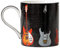 The Leonardo Collection Guitares Rock and Roll Music Tasse en porcelaine fine dans une boîte cadeau