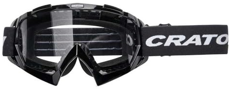 Cratoni Helmets C-Rage Mountainbike Brille Sportbrille Fahrradbrille (schwarz), Einheitsgröße