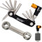 MatyKit Bike Tools, Bicycle Multitool Has Co2 Inflator Tool and All Iron Bone Wrench Kit, Mountain Bike Accessories Tool, Repair Kit Set for Portable Travel Emergency Safety Maintenance Fixie
