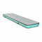 Gymrex GR-ATM18 Aufblasbare Turnmatte Gymnastikmatte Fitnessmatte Sportmatte Yogamatte 400 x 100 x 20 cm 170 kg grau/grün