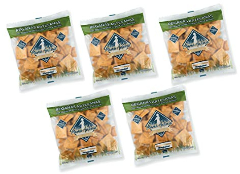 Mama Antonia | Regañás Artesanas con Aceite de Oliva Virgen Extra y Ajonjolí | 5 bolsas 150gr