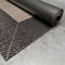STORESDECO Alfombra vinilica de Tejido Trenzado Premium de Alta Gama Lavable Antideslizante Alfombras vinilicas Resistentes para Salon Cocina habitacion baño Pasillo Color Arena Negro 80x150 cm