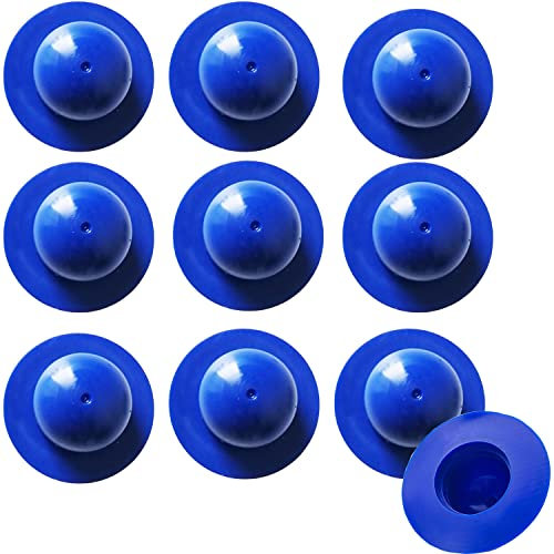 MEISO 10 Pezzi Tappo Piscina Intex, Tappi Fondo di Ricambio per Pompa di Filtrazione Piscina, Compatibili Con Intex Pool (blu)