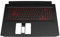 acer 7024363600003 Original Tastatur inkl. Topcase DE (deutsch) schwarz/schwarz mit Backlight (GTX 1650) für Nitro 5 (AN517-52)
