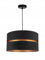 FKL DESIGN Home Deco – Pendelleuchte Esstisch – Hängeleuchten & Pendelleuchten – Deckenlampe Hängend – Lampenschirm Hängelampe- Esszimmerlampe - Wohnzimmer - Küchenlampe - (Schwarz), TAD34
