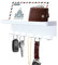 GTK Porte-clés mural avec plateau et 6 crochets, pour couloir, porte-clés avec étagère pour le rangement du courrier (blanc)