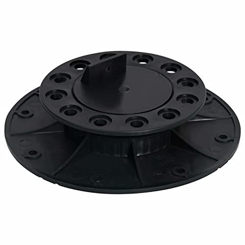 Homgoday Verstellbare Füße für Terrassendielen, 10 Stück, 25 – 40 mm, für Garten, Terrasse