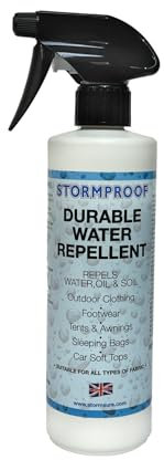 Stormproof Ultimate Waterproofing Spray (500ml) - Repels Water, Oil & Stains for Outdoor Gear, Clothing & Footwear. Breathable, Ideal for Camping & Hiking