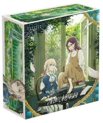 MayDee Boîte Cadeau De Collection Violet Evergarden. Badge Métallique Exclusif, Poster Collector, Verre à Eau Exclusif Boîte Cadeau Commémorative pour Les Fans - A
