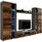 MEBLINE Wall Unit Rumba XL – Wohnwand Wohnzimmer RGB – Wohnzimmer Möbel – Wohnwand Modern – Lowboard Wohnzimmer – Wohnzimmer Schrankwand – Wohnzimmer Möbel Modern