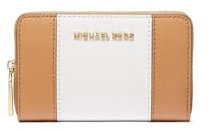 Michael Kors Damen Jet Set Small Zip Around Kartenetui, Pale Peanut Multi, Einheitsgröße, Jet Set Small Zip Around Card Case