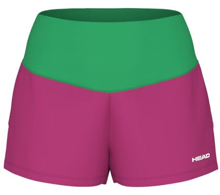 HEAD Damen Dynamic Women Tennis Shorts, Vivid Pink, S EU