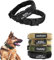 Collar táctico personalizado para perros medianos y grandes, collar militar personalizado con nombre y número de teléfono (estilo A)