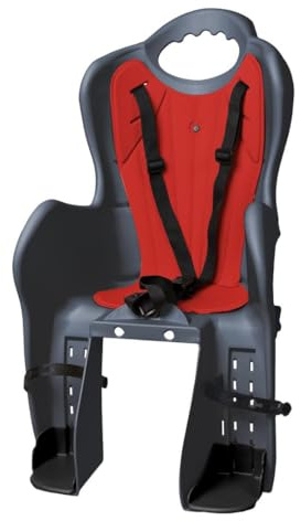 Generico SEGGIOLINO Posteriore Bici con Attacco PORTAPACCO (Largo Max 16cm) per Bambini OMOLOGATO 22KG Vari Colori Made in Italy
