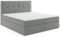MRGROUP Boxspringbett PATRYCJA mit Bettkasten Matratze Topper Doppelbett (Inari 91 - hellgrau, 180 x 200 cm)