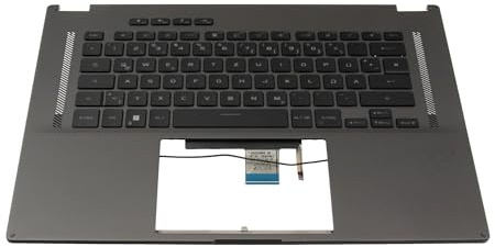 ASUS 90NR0AP2-R32GE0 Original Tastatur inkl. Topcase DE (deutsch) schwarz | mit Backlight für ROG Flow X16 GV601RW, GV601RM