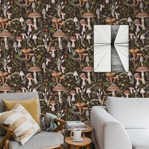 OFZVEO Self Adhesive Wallpaper 44.5×300cm Animal Peel and Stick Wallpaper Leaf Animal Stick on Wallpaper for Living Room Bedroom Kitchen Wall Cabinets Decor Worktop Vinyl Covering (19)