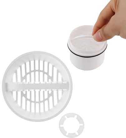 Filtro per capelli+tubo sommergibile per doccia,Filtro per capelli set di scarico della doccia raccogli docciafiltro lavandino bagno compatibile con Viega Tempoplex modello 6963,6962,6961,6960