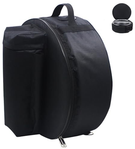 Reisebehälter, Snare Drum Bag, Gepolsterter Tragbarer, Wasserdicht Gepolsterte Snare Drum Cases mit Rucksack für Zubehör, CuiCanfla Abnehmbare Schultergurte Protable Drum Case