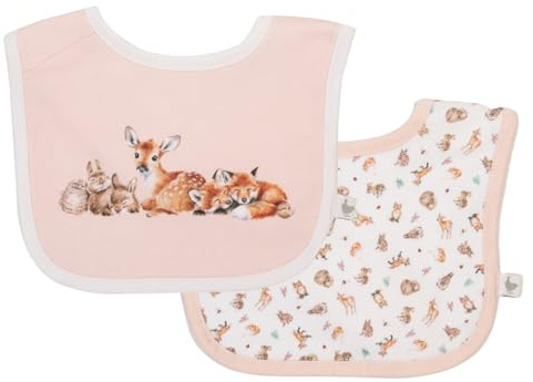 Wrendale Designs - Little Forest' Woodland Animal Bib Gift Set
