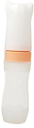 ERINGOGO Bouteille de en silicone gourde bebe lait bebe gobelet pour nourrisson bouteille d'eau sans fuite pour enfants bouteille de cuillère de céréales de riz biberon rose