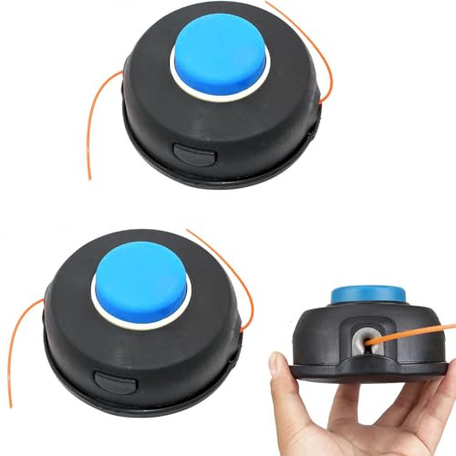 Mocoli 2 Piezas Cabezales Desbrozadora T45X para Husqvarna Tap Advance T45X CortacéSped Cabezal Repuesto para Husqvarna Accesorios para Herramientas De JardíN T45 T45X